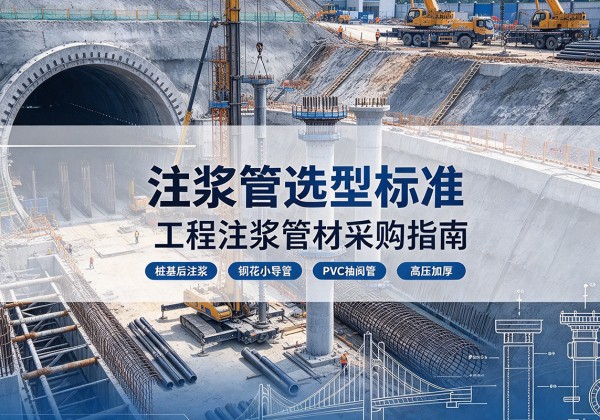 白云注浆管选型标准